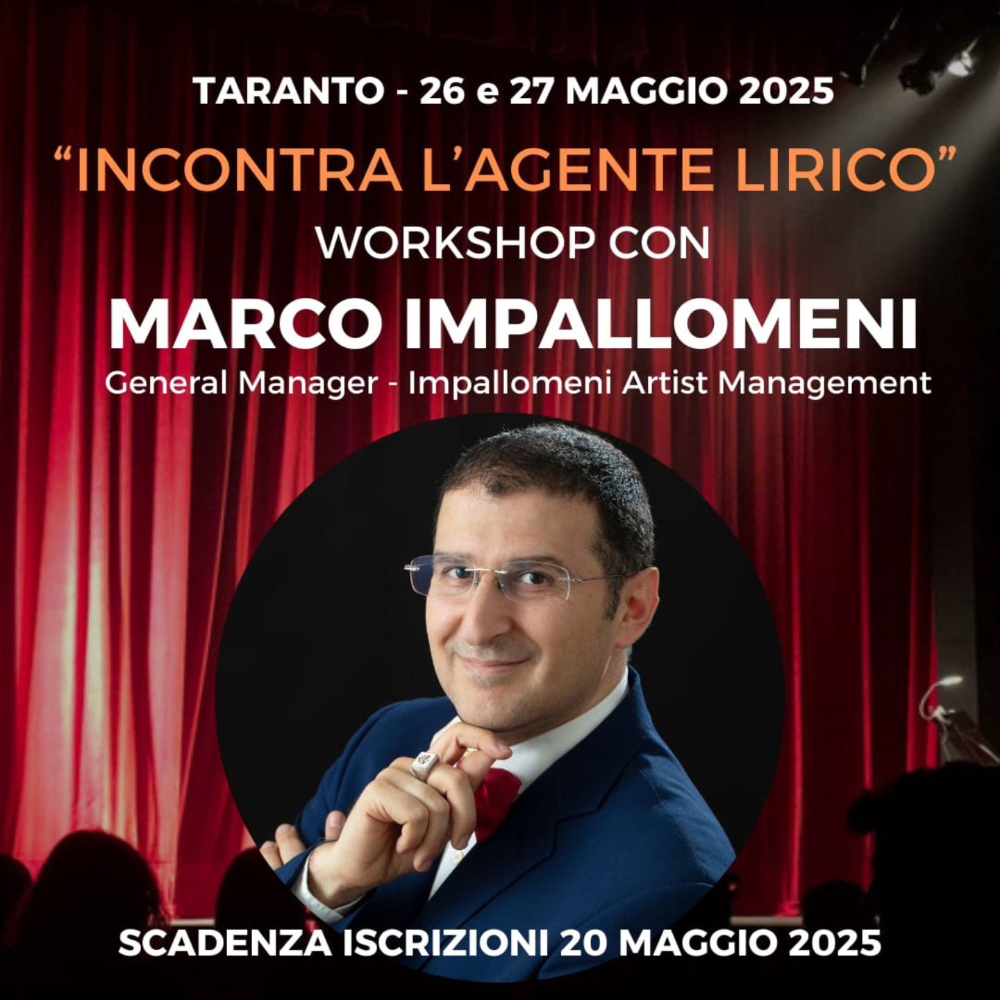 Secondo appuntamento del Workshop “Incontra l’Agente Lirico”!