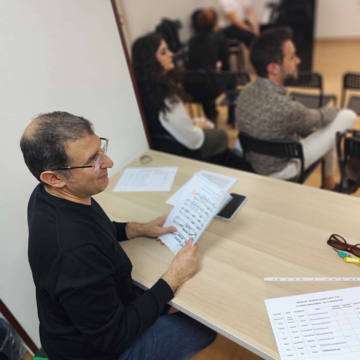 È ufficialmente iniziato il workshop con Marco Impallomeni