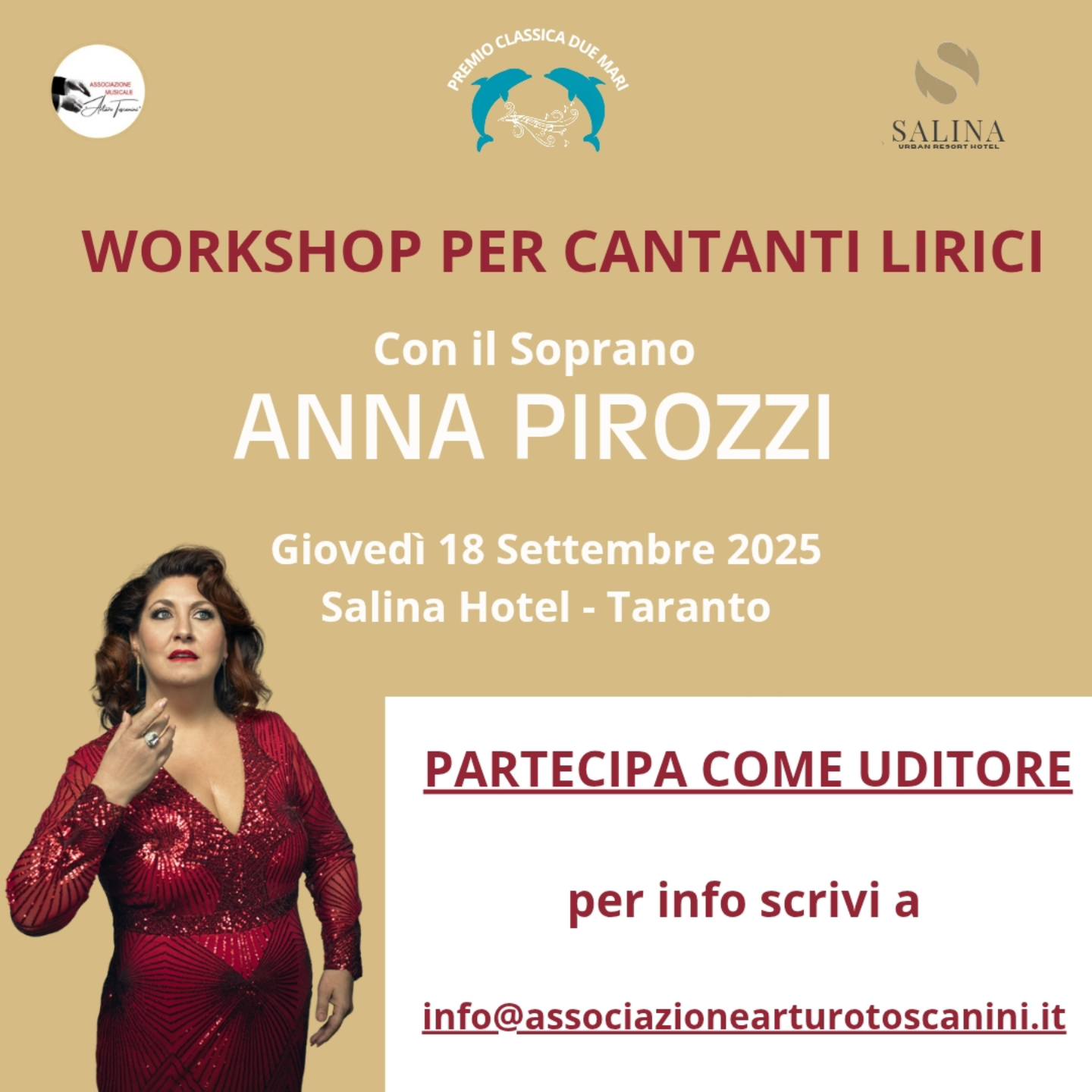 Si avvicina sempre di più la data della IV edizione del Premio Classica Due Mari e noi siamo super emozionati!